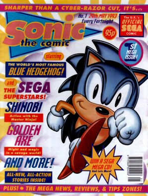 Cover of Sonic the Comic issue 1