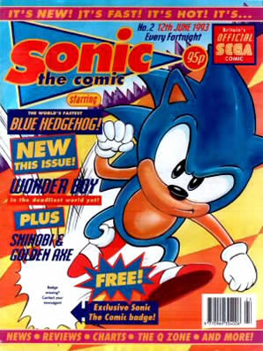 Cover of Sonic the Comic issue 2