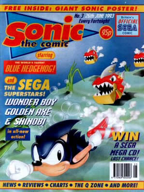 Cover of Sonic the Comic issue 3