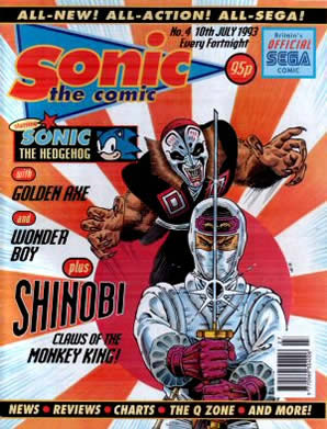 Cover of Sonic the Comic issue 4