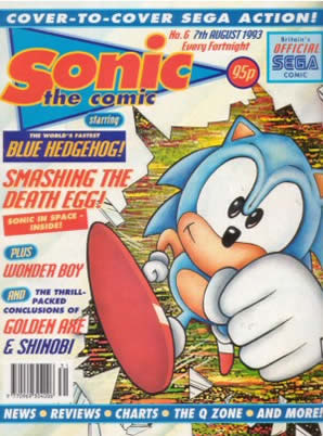 Cover of Sonic the Comic issue 6
