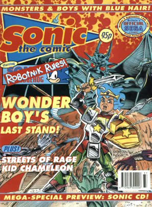 Cover of Sonic the Comic issue 9
