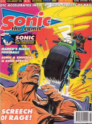 Cover of Sonic the Comic issue 43