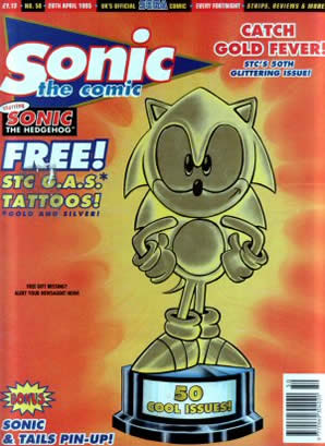 Cover of Sonic the Comic issue 50