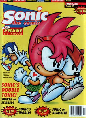 Cover of Sonic the Comic issue 51