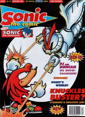 Cover of Sonic the Comic issue 52