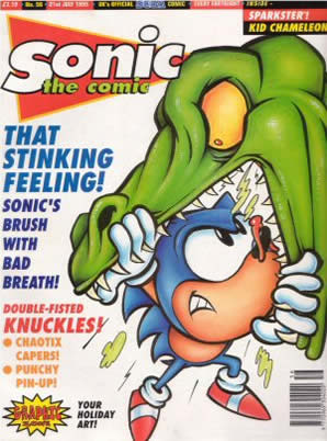 Cover of Sonic the Comic issue 56