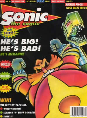 Cover of Sonic the Comic issue 57