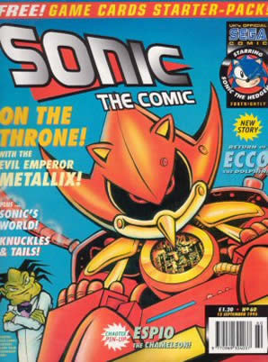 Cover of Sonic the Comic issue 60