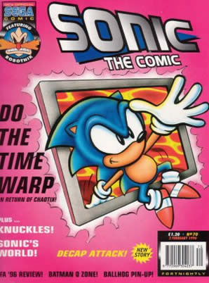 Cover of Sonic the Comic issue 70