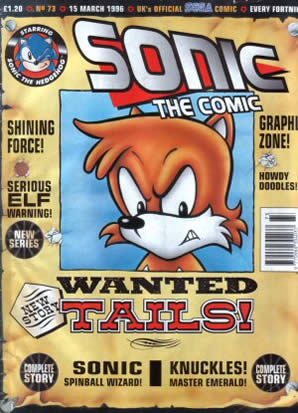 Cover of Sonic the Comic issue 73