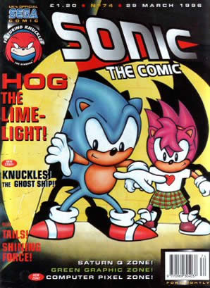 Cover of Sonic the Comic issue 74