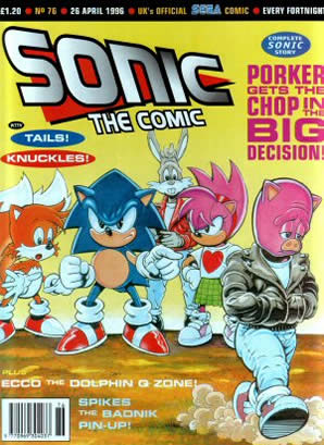 Cover of Sonic the Comic issue 76
