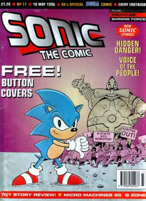 Cover of Sonic the Comic issue 77