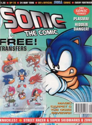 Cover of Sonic the Comic issue 78