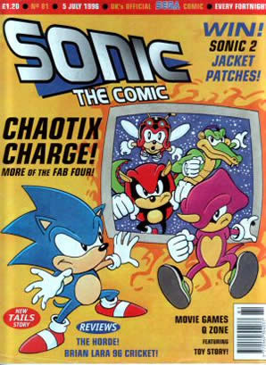 Cover of Sonic the Comic issue 81