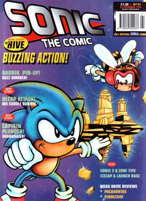 Cover of Sonic the Comic issue 91
