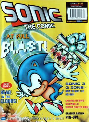 Cover of Sonic the Comic issue 92