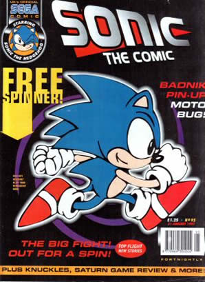 Cover of Sonic the Comic issue 95
