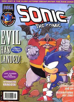 Cover of Sonic the Comic issue 105