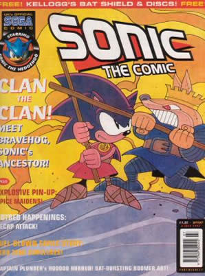 Cover of Sonic the Comic issue 107