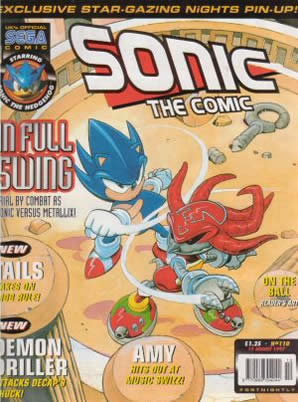 Cover of Sonic the Comic issue 110
