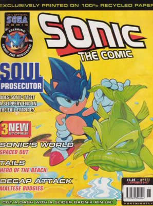 Cover of Sonic the Comic issue 111