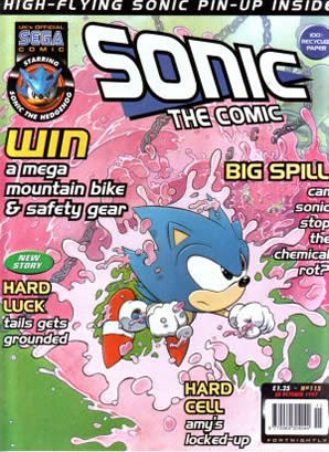 Cover of Sonic the Comic issue 115