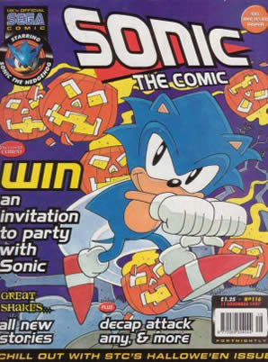 Cover of Sonic the Comic issue 116