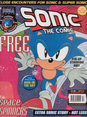 Cover of Sonic the Comic issue 117