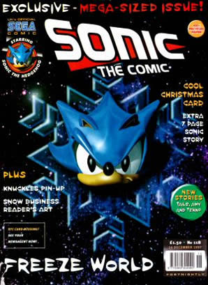 Cover of Sonic the Comic issue 118
