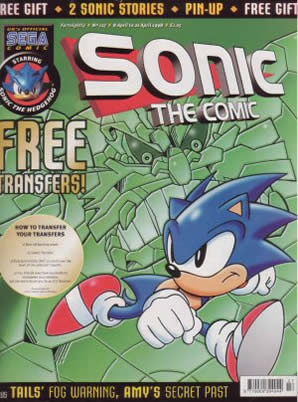 Cover of Sonic the Comic issue 127
