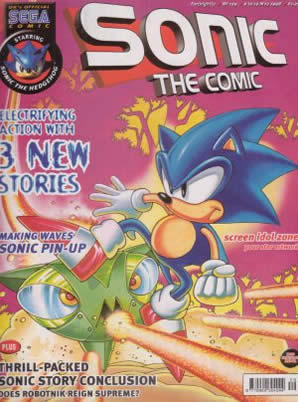Cover of Sonic the Comic issue 129