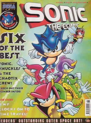 Cover of Sonic the Comic issue 136