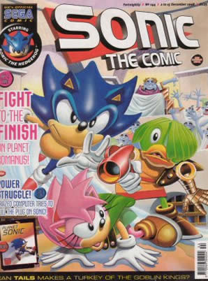 Cover of Sonic the Comic issue 144