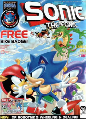 Cover of Sonic the Comic issue 153