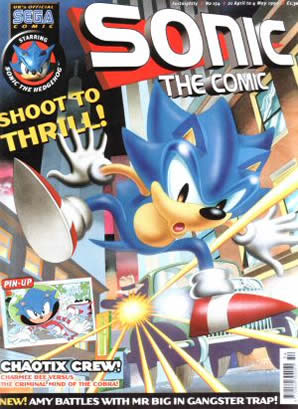 Cover of Sonic the Comic issue 154