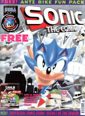Cover of Sonic the Comic issue 155