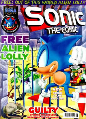 Cover of Sonic the Comic issue 156