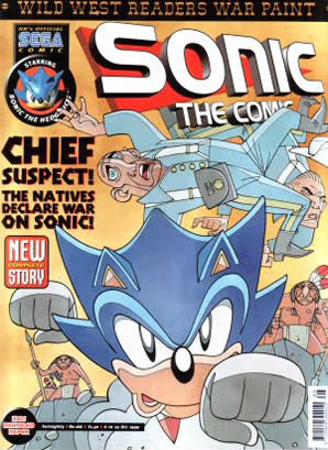 Cover of Sonic the Comic issue 166