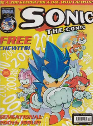 Cover of Sonic the Comic issue 200