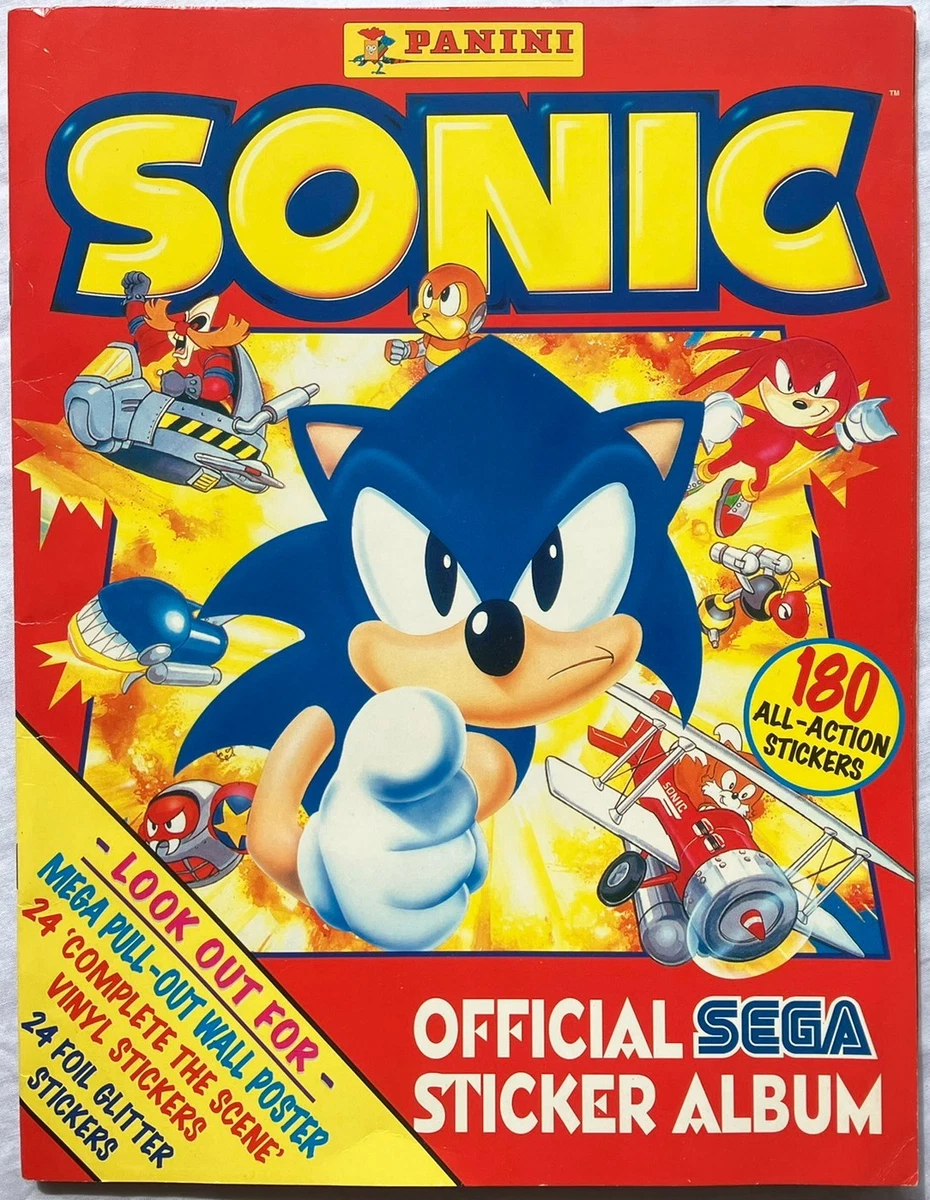 Cover of Official Sonic Sticker Album (Panini)