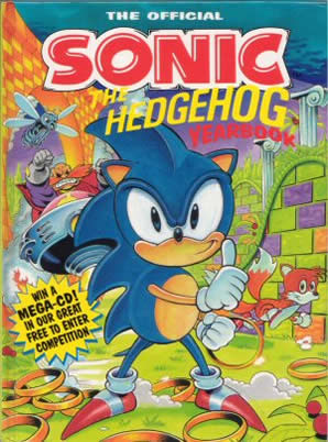 Cover of The Official Sonic Yearbook 1991